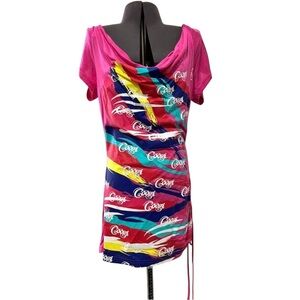 Vintage Y2K COOGI mini dress/cover up/Tunic Size L